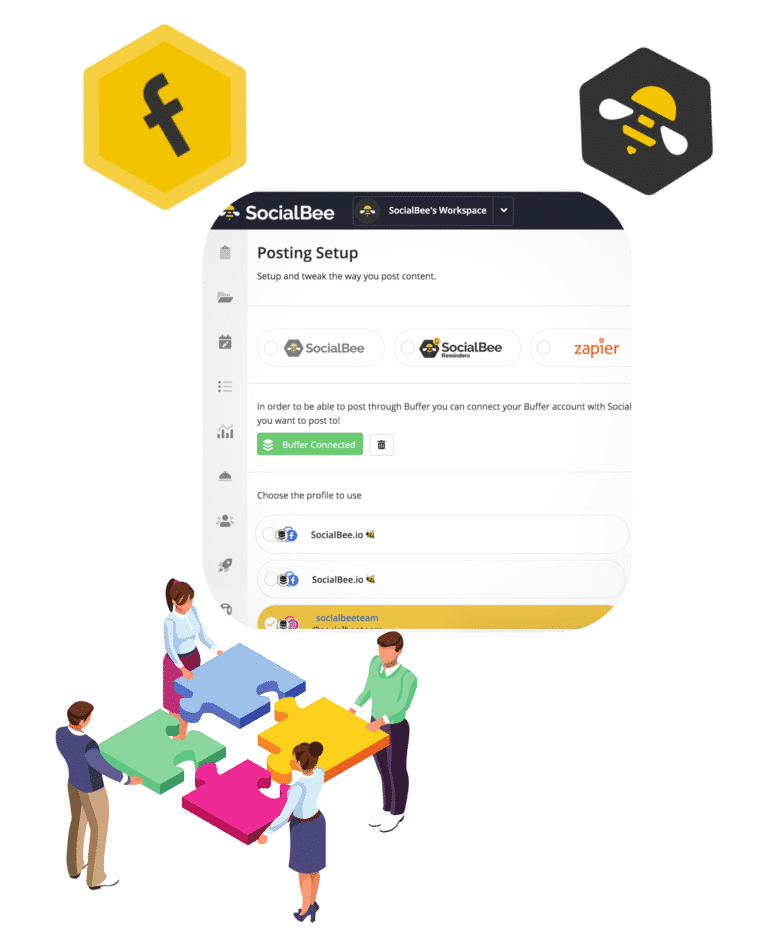 SocialBee workspaces and users